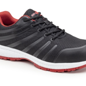 Chaussures de sécurité GALAXITE Basse Maille Noir Rouge S1P ESD HRO – 9GAL130