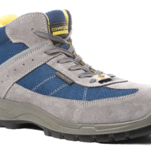 Chaussures de sécurité LEAD Haute Velours et Maille Bleu/Gris/Jaune S1P ESD – 9LEAH