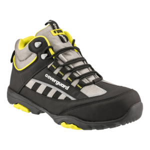Chaussures de sécurité TEKTITE Haute Maille et PU Gris/Noir/Jaune S1P – 9tekh50