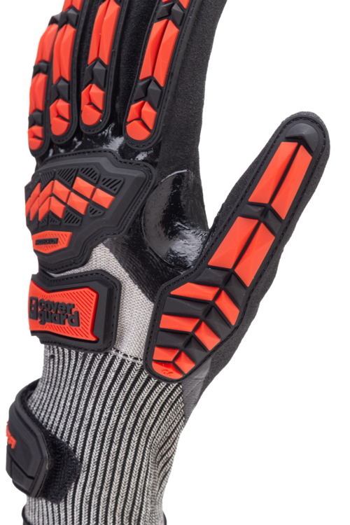 GANTS EUROCUT IMPACT 200 rouge CUT D doub. end. nit. noir – 1CHIC30 – Image 3