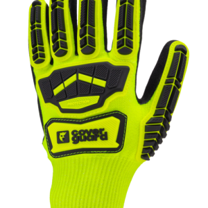 GANTS EUROCUT IMPACT 100 jaune CUT C nitrile noir + TPR – 1CHIC60