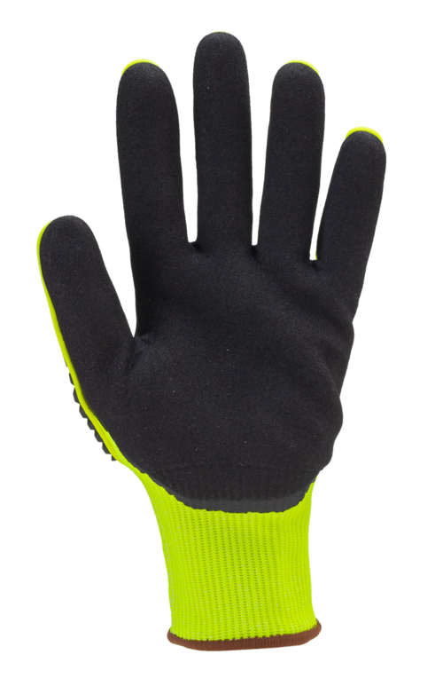 GANTS EUROCUT IMPACT 100 jaune CUT C nitrile noir + TPR – 1CHIC60 – Image 2