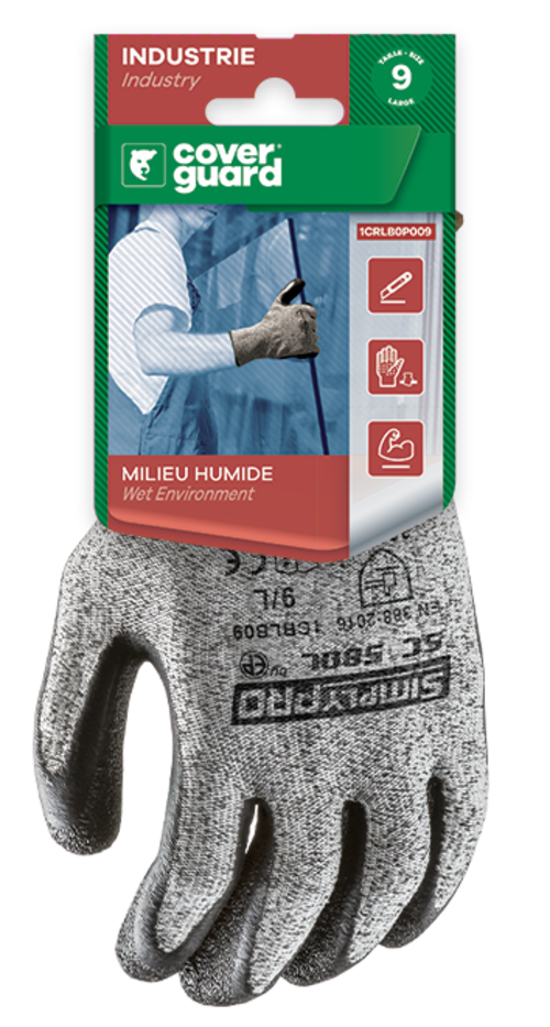 Gants EUROCUT SC580L CUT D. HPPE J13 end. lat. CAR – 1CRLB0P – Image 2