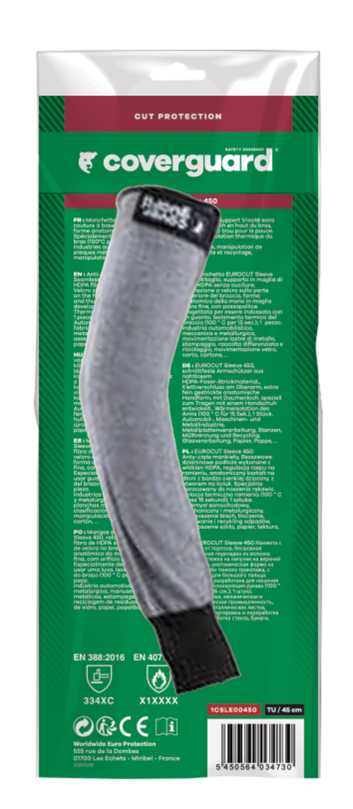 EUROCUT SLEEVE 450 MANCHETTE CUT C 450mm vendue à la pièce – 1CSLE004 – Image 3