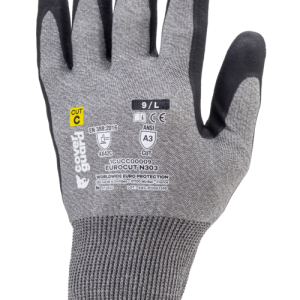 Gants EUROCUT N303 CUT C. HPPE J18 mousse nitr.tactile – 1CUCC00