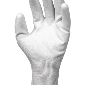 Gants EUROLITE 1EST90 J13 polyester carbon end. PU – 1EST900