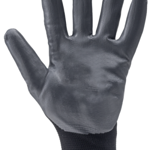 Gants EUROLITE 1NIBB J13 PE noir end. nitrile gris – 1NIBB