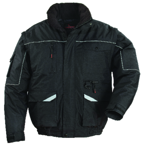 Blouson Multipoches RIPSTOP noir – 5BMRB