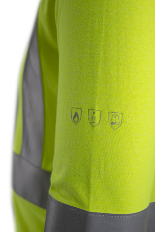 EKHI Polo Multirisques Jaune HV – 5EKH160 – Image 3