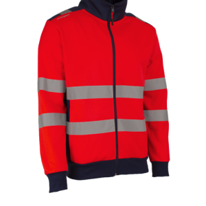 GOKKAN Veste thermique Rouge HV Marine – 5GOK130