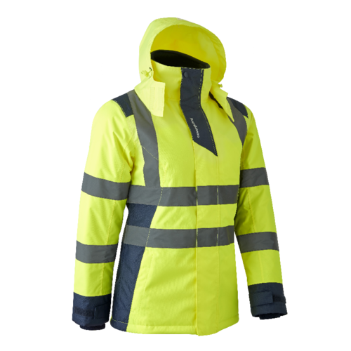 HORA Parka women Jaune HV Navy – 5HOR160