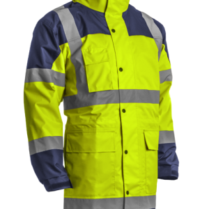 HYDRA Veste de pluie Jaune HV Marine – 5HYJ16
