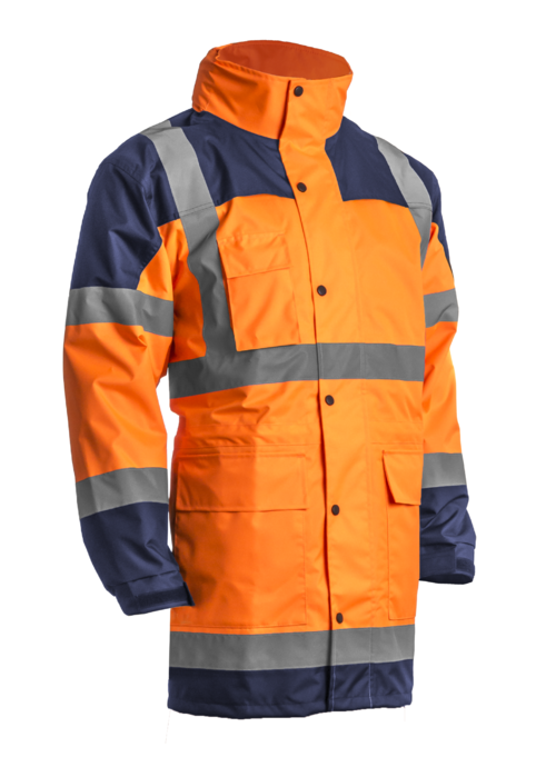 HYDRA Veste de pluie Orange HV Marine – 5HYJ17