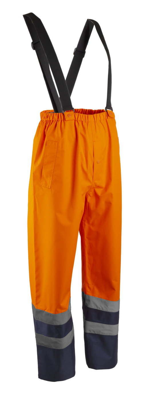 HYDRA Pantalon de pluie Orange HV Marine – 5HYP17