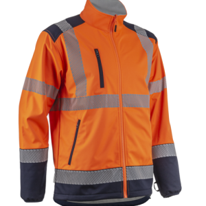KAZAN SOFTSHELL Orange HV Marine – 5KAS170