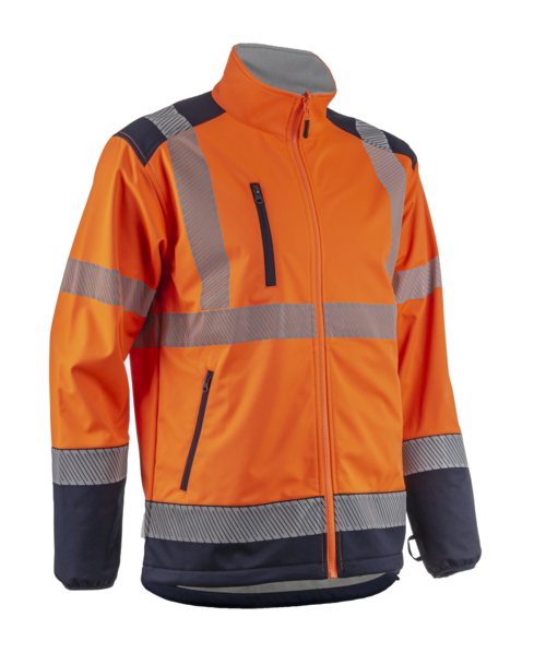 KAZAN SOFTSHELL Orange HV Marine – 5KAS170