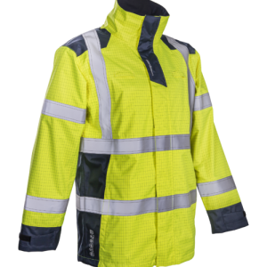 NOTT Parka de pluie FR Jaune HV Navy – 5NOT16