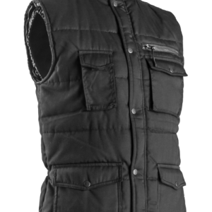 Gilet POLENA noir, coton/polyester – 5POLN