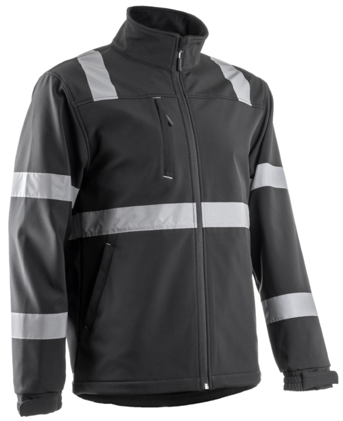 VIGILE Veste Softshell Noire – 5VIG010