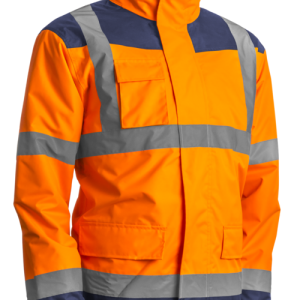 KANATA Parka 41 polyes. hi-viz orange-marine – 7KANO