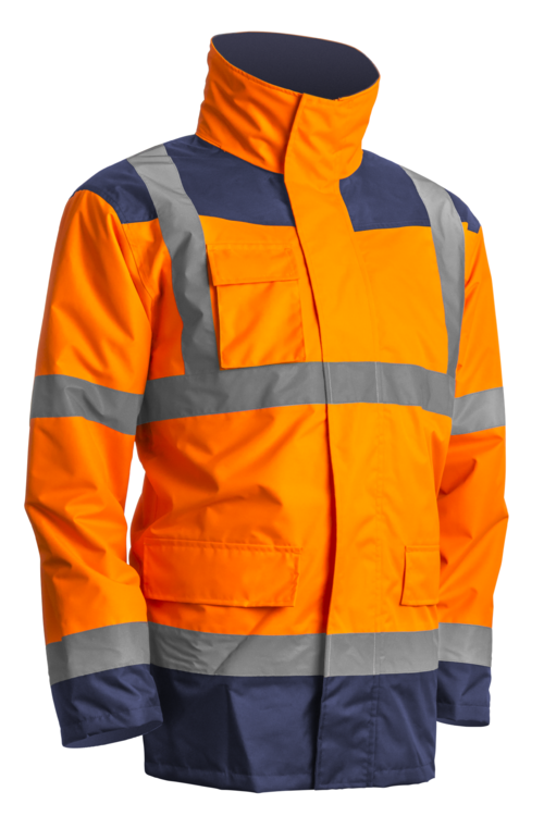 KANATA Parka 41 polyes. hi-viz orange-marine – 7KANO