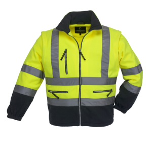 Polar Station Veste Hi-viz jaune-marine, manch.amov – 7PSTY