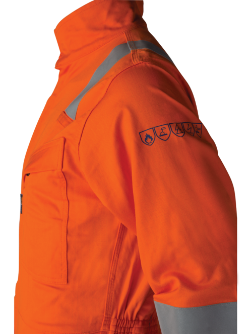 THOR Combinaison multi risques en 300g/m2, Orange – 8MTHCO – Image 3