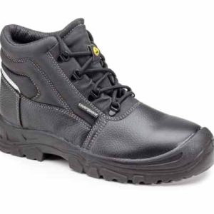 Chaussure de sécurité AZURITE II Haute Noire Cuir S3 ESD – 9AZUH10