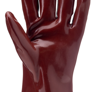 Gants EUROCHEM 3510 coton end. PVC rouge Long.27cm – MO3510