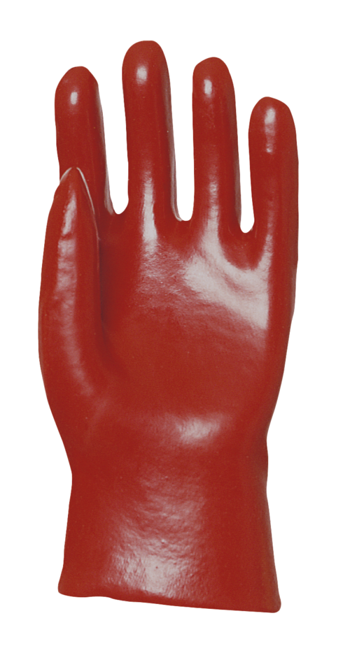 Gants EUROSTRONG 3520 PVC rouge end.standard 27 cm – MO3520