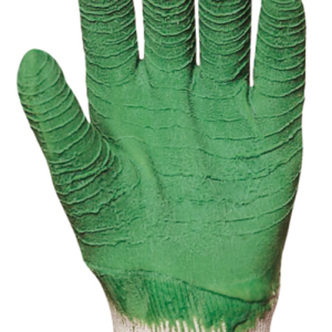 Gants EUROSTRONG 3805 latex crépé vert dos aéré standard – MO3805