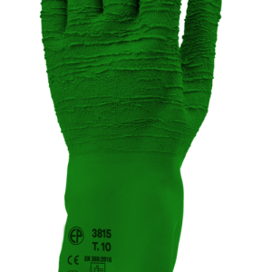 Gants EUROSTRONG 3815 latex crépé vert stand 32 cm – MO3815