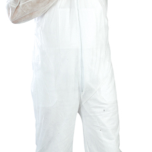 WHITE SPP COVERALL Combinaison SPP 40g blanc, cagoule, glissière – MO42105