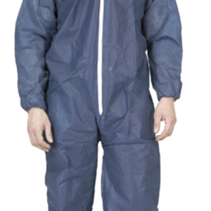 BLUE SPP COVERALL Combinaison SPP 50g bleu, cagoule, glissière – MO42205