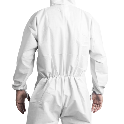 COVERPRO 5S10 Combinaison SMS 50g Type 5&6 cagoule, blanc – MO43100 – Image 5
