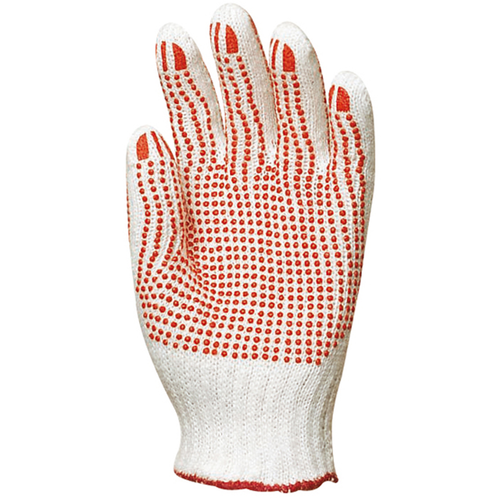 Gants EUROSTRONG 4350 cotpoly picots rouges 2 faces – MO4350 – Image 3