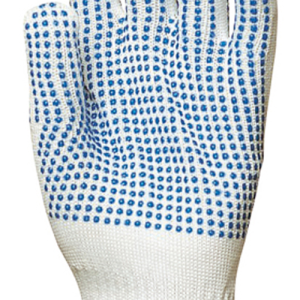 Gants EUROSTRONG 4367 polyester picots bleus 2 faces – MO4367