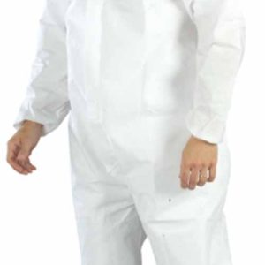 Combinaison ‘SMS’ 65g/m2 cagoule, blanc – MO44105