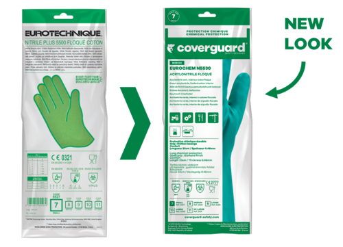 Gants EUROCHEM 5530 nitrile vert ép 0.46 mm 33cm – MO5530 – Image 3
