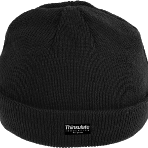 SAILOR CAP Bonnet acrylique noir, intérieur Thinsulate – MO57141