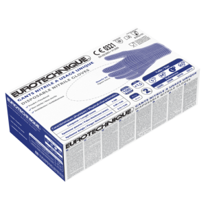 Gants EURO-ONE 5910 Nitrile bleu poudré AQL1.5 x100 gts – MO5910