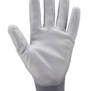 Gants EUROLITE 6030 J13 polyester gris end. PU gris – MO6030