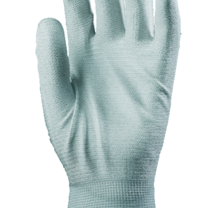 Gants EUROLITE 6190 ESD J13 polyester blc end.PU blc – MO6190