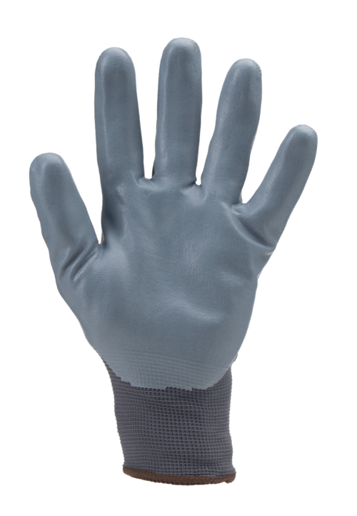 Gants EUROLITE 6240 PA gris end.mousse nitrile gris – MO6240 – Image 2