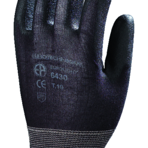 Gants EUROLITE 6430 J18 PA noir end. PU noir – MO6430