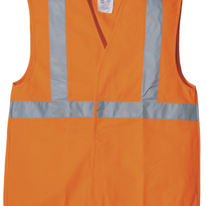 Gilet hi-viz orange bande baudrier – MO70236