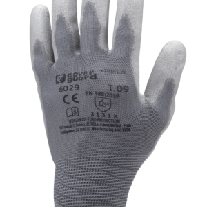 Gants EUROLITE 6030 J13 PE gris end. PU gris CAR – MOP6030