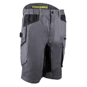 Bermuda – BARU – 60% CO/40% PES 270g/m2 + Stretch + Oxford – Gris/Lime – 5BRS050