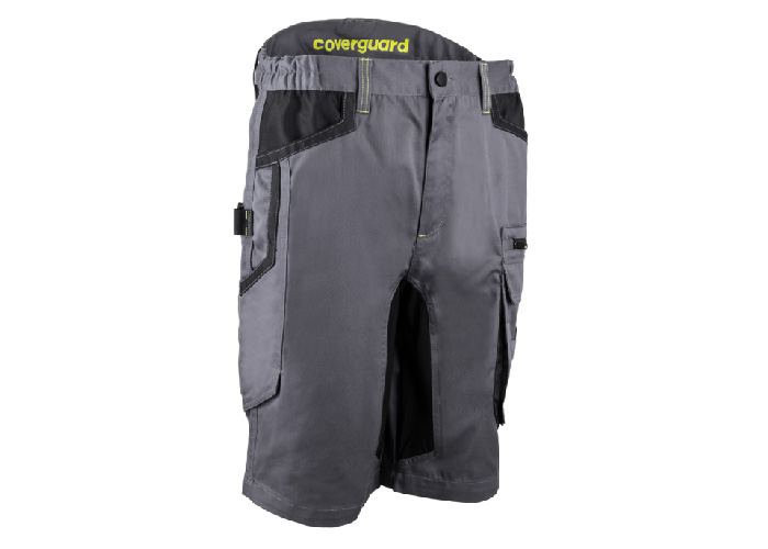 Bermuda – BARU – 60% CO/40% PES 270g/m2 + Stretch + Oxford – Gris/Lime – 5BRS050