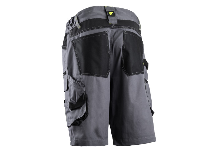 Bermuda – BARU – 60% CO/40% PES 270g/m2 + Stretch + Oxford – Gris/Lime – 5BRS050 – Image 2